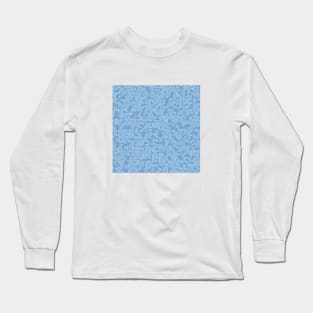 Mosaic, abstract, pale-blue, paleblue, lightblue, blue, pattern, acrylic, colorful, homedecor, decor, minimal, Long Sleeve T-Shirt